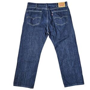 Levi Strauss & Co 505 Dark Wash Mid Rise Straight Men's Jeans Size 38 X 30